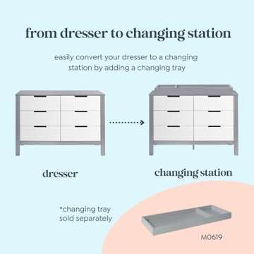 Carter's by Davinci Colby 6-Drawer Dresser