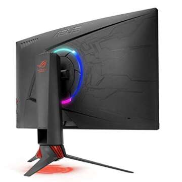 Asus ROG Strix 27” Curved Gaming Monitor Full HD 1080p 144Hz DP HDMI DVI Fully Adjustable Function w/ Industry leading 3 years warranty (XG27VQ)