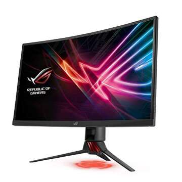 Asus ROG Strix 27” Curved Gaming Monitor Full HD 1080p 144Hz DP HDMI DVI Fully Adjustable Function w/ Industry leading 3 years warranty (XG27VQ)