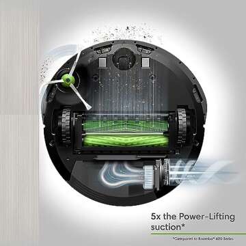 iRobot Roomba E5 (5150) Robot Vacuum - Wi-Fi Connected, Compatible with Alexa, Ideal for Pet Hair, Carpets, Hard, Self-Charging Robotic Vacuum, Black (Renewed)