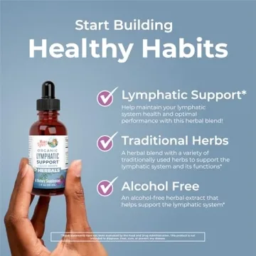 USDA Organic Lymphatic Support Drops with Echinacea Elderberry