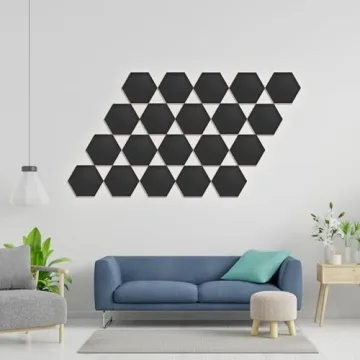 Hexagonal Acoustic Panels for Enhanced Sound Absorption and Design