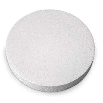 Craft Foam Circle Round Disc 24 PC Pack Sculpture, Modeling, DIY Arts and Crafts, School Projects - White 3 x 3 x 1 inch