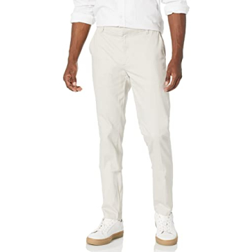 Amazon Essentials Men's Slim-Fit Wrinkle-Resistant Flat-Front Stretch Chino Pant - Stylish, Comforta...