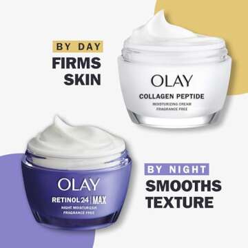Olay Collagen Peptide Face Moisturizer for Women, Non-Greasy
