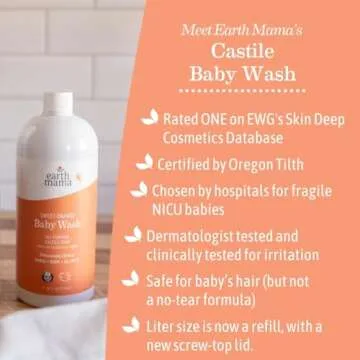 Earth Mama Sweet Orange Baby Wash: Organic & Gentle for All