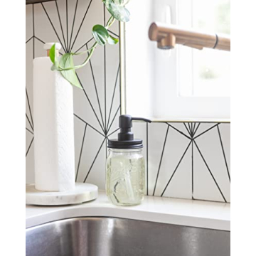 Jarmazing Mason Jar Soap Dispenser - 16 oz Stylish & Durable