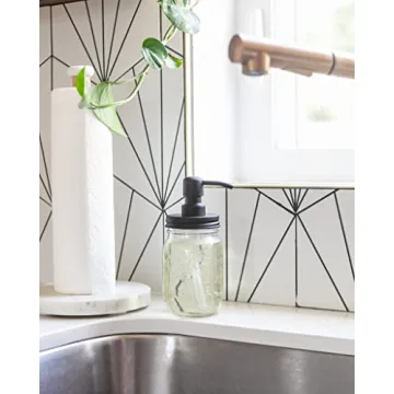 Jarmazing Mason Jar Soap Dispenser - 16 oz Stylish & Durable