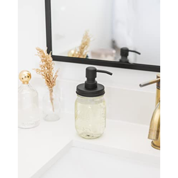 Jarmazing Mason Jar Soap Dispenser - 16 oz Stylish & Durable