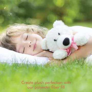 Fairfield Silky Poly-Fil, Premium Polyester Fiber Fill, Soft Pillow Stuffing for Peaceful Sleep, Stuffing for Stuffed Animals and Toys, 24-Ounce Bag