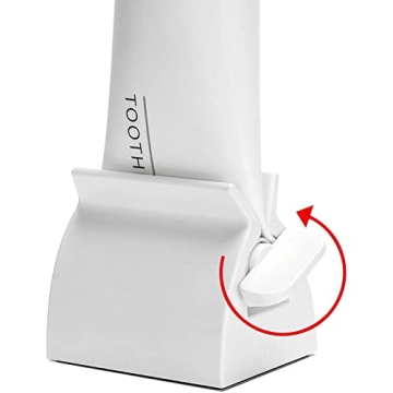 2pcs Rolling Toothpaste Squeezer for Effortless Bath Organization