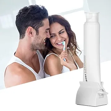 2pcs Rolling Toothpaste Squeezer for Effortless Bath Organization