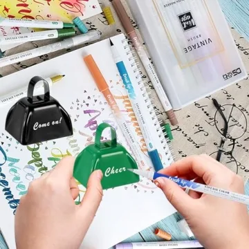 HEYLEAYAR Green Cowbells - 12 Pcs Noisemakers for Events