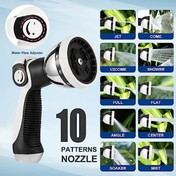 66ft Retractable Garden Hose Reel - Automatic Storage System