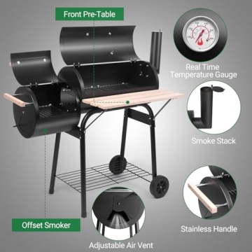 Outvita Portable Charcoal Grill for Outdoor Cooking Experience