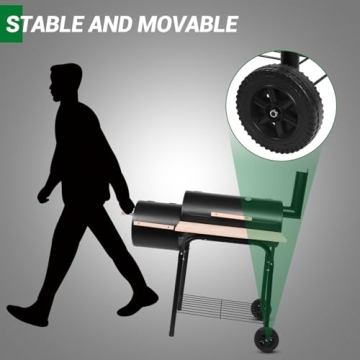 Outvita Portable Charcoal Grill for Outdoor Cooking Experience