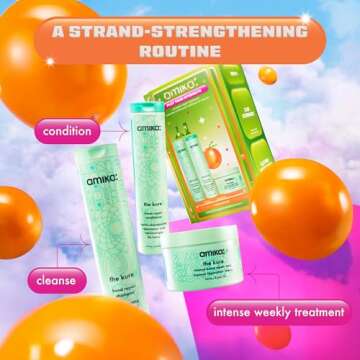 amika play your strength: strength repair routine set