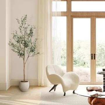 LYERSE 6ft Artificial Olive Tree - Stunning Home Addition