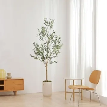 LYERSE 6ft Artificial Olive Tree - Stunning Home Addition