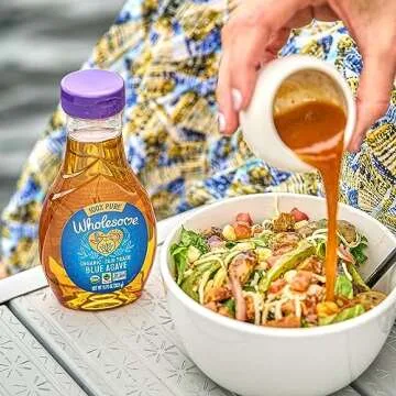 Wholesome Organic Blue Agave Nectar, Natural Low Glycemic Sweetener, Non GMO, Fair Trade & Gluten Free, 44 oz (Pack of 2)