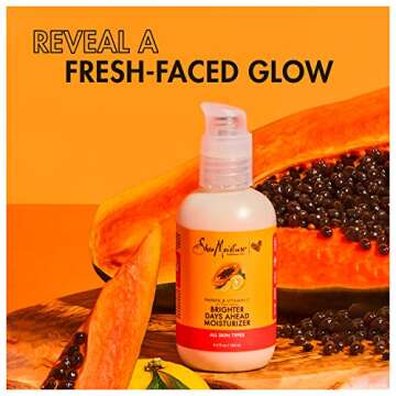 Sheamoisture Face Moisturizer For Dull, Uneven Skin Papaya and Vitamin C Skin Care 3.5 oz