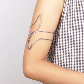 WAINIS Adjustable Upper Arm Cuff Bracelet Jewelry Set