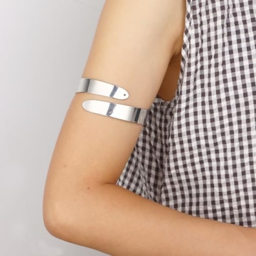 WAINIS Adjustable Upper Arm Cuff Bracelet Jewelry Set