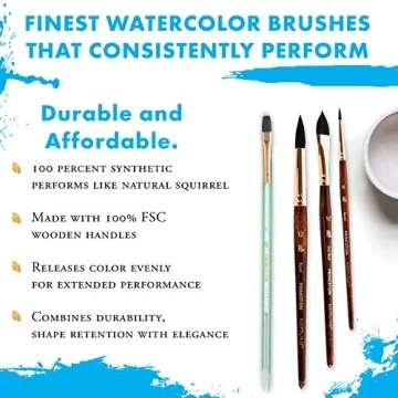 Princeton Neptune Watercolor Brush 1/2 inch Size