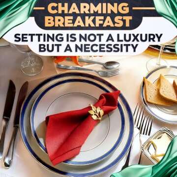 Gold Napkin Rings Set of 20 - Elegant & Durable Design