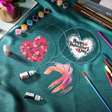 Jetec Acrylic Circle Blanks for Creative DIY Projects