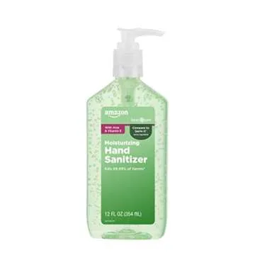 Amazon Basic Care - Aloe Vera Hand Sanitizer 62%, 12 fl oz (Pack of 6)