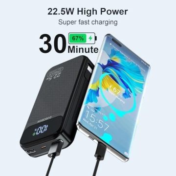 Fast Charging Portable Power Bank 27000mAh