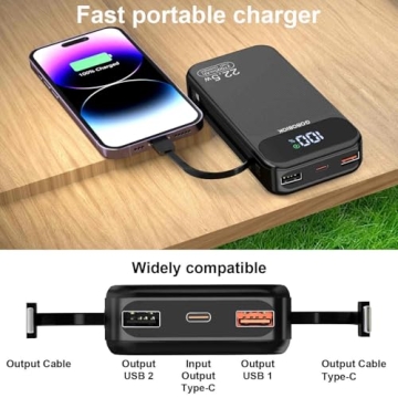Fast Charging Portable Power Bank 27000mAh