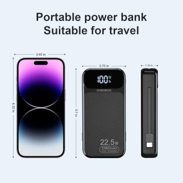 Fast Charging Portable Power Bank 27000mAh