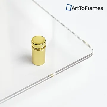 ArtToFrames Floating Acrylic Frame for Pictures 8x8