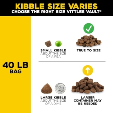 Gamma2 Vittles Vault Stackable Dog Food Container for 40 lbs