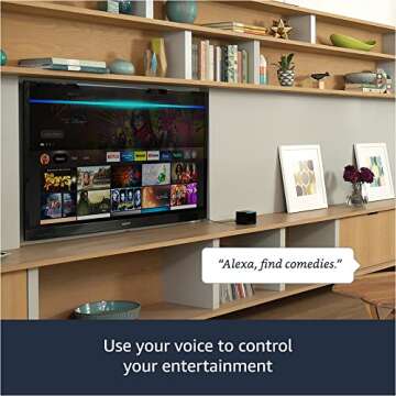 Fire TV Cube, Hands-free streaming device with Alexa, 4K Ultra HD, includes latest Alexa Voice Remote