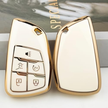 Luxury TPU Key Fob Cover for GMC Chevy Buick - Bling Style