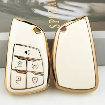 Luxury TPU Key Fob Cover for GMC Chevy Buick - Bling Style