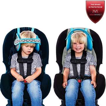NAPUP Kids Head Holder – Adjustable Car Seat Support