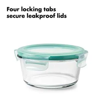 OXO Good Grips 8 Piece Smart Seal Glass Containers