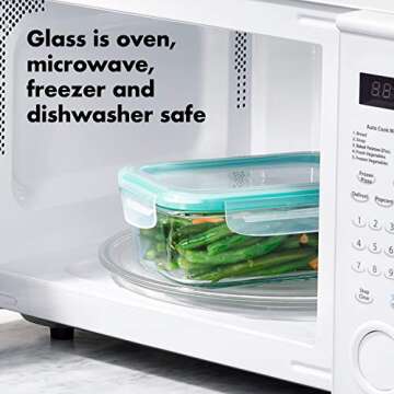 OXO Good Grips 8 Piece Smart Seal Glass Containers