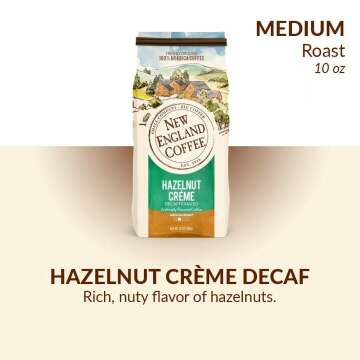Hazelnut Crème Decaffeinated Ground Coffee, 30oz