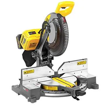 DEWALT FLEXVOLT 120V MAX* Miter Saw Kit, 2-Inch, Compound, 2 Batteries (DHS716AT2)