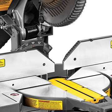 DEWALT FLEXVOLT 120V MAX* Miter Saw Kit, 2-Inch, Compound, 2 Batteries (DHS716AT2)