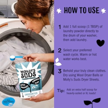 Molly's Suds Eco-Friendly Laundry Powder for Sensitive Skin