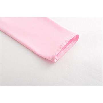 Women Cooling Shawl Arm Sleeve with Finger Hole, Comfortable & Breathable, Anti-UV, Ladies Sun Protection Cooler Shrug (Pink)