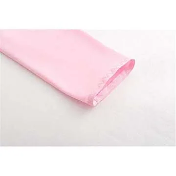 Women Cooling Shawl Arm Sleeve with Finger Hole, Comfortable & Breathable, Anti-UV, Ladies Sun Protection Cooler Shrug (Pink)