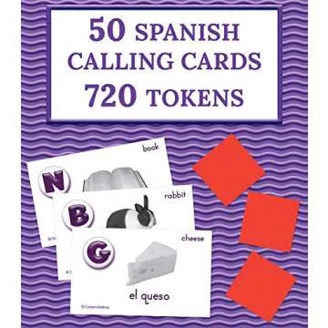 Carson Dellosa Spanish Bingo Game for All Ages - Fun Learning