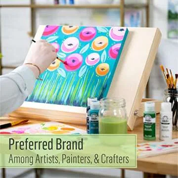 FolkArt Acrylic Paint in Licorice for Crafting - 2 oz